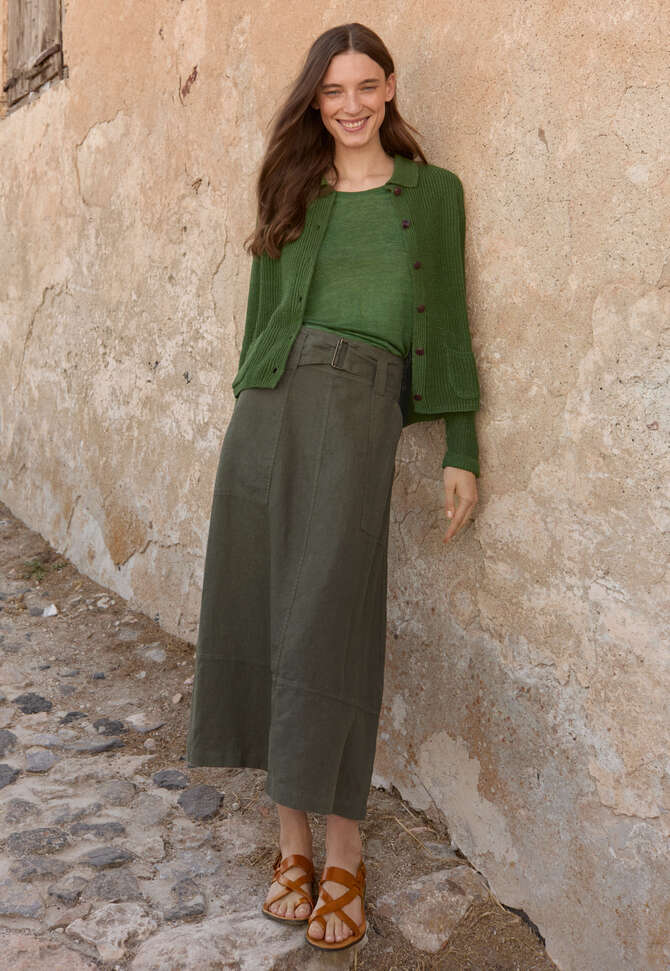 Knitted jacket, Forest, completeTheLook