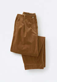 Button-detail trousers, Copper tan, webstill