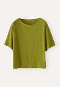 Button-shoulder top, Dark lime, webstill