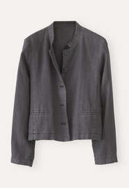 Boxy jacket, Slate grey, webstill