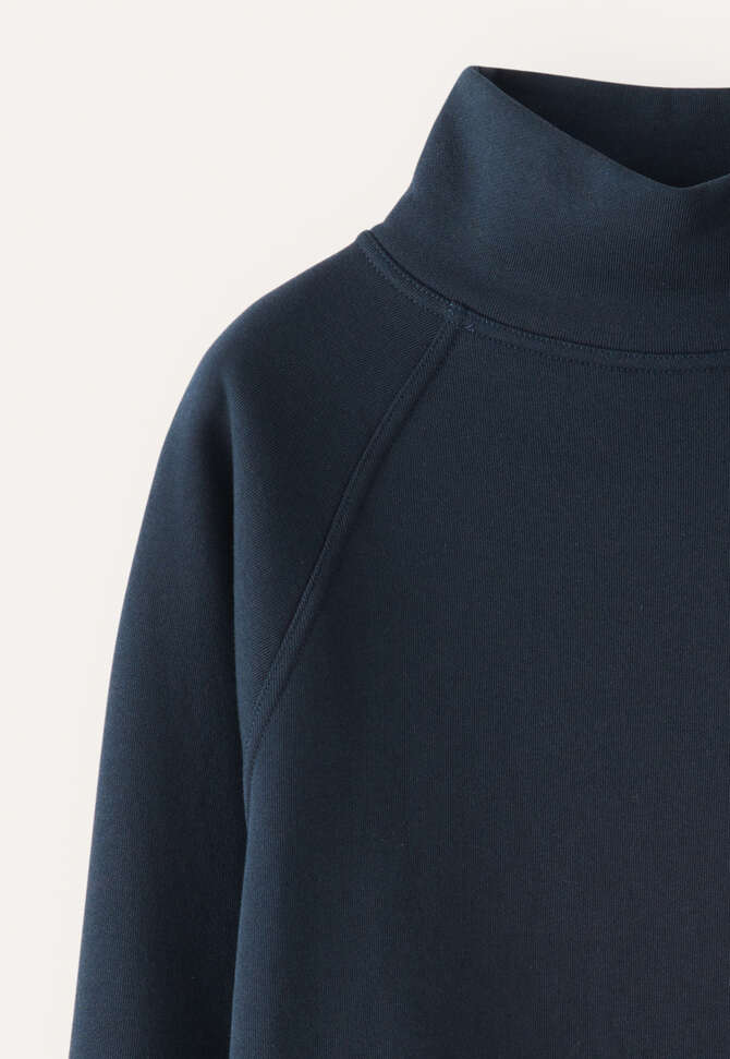 Funnel-neck sweatshirt, Midnight, completeTheLook