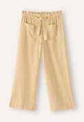 Wide cropped trousers, Soft honey, webstill