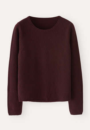 Crew-neck sweater, Blackberry, webstill