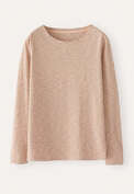 Striped jersey tunic, Soft pink, webstill