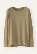 Long-sleeve top, Soft brown, webstill