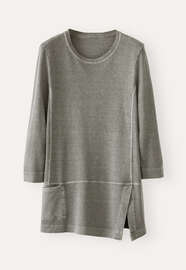 Jersey tunic, Soft grey, webstill