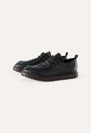 Lace-up loafers, Black, webstill