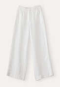 Wide-leg trousers, White, webstill