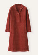 Cord dress, Brick red, webstill
