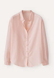Dropped-shoulder shirt, Soft pink, webstill