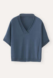 V-neck sweater, Dark cornflower, webstill