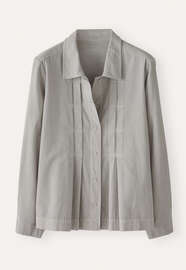Tuck-front shirt, Aqua frost, webstill