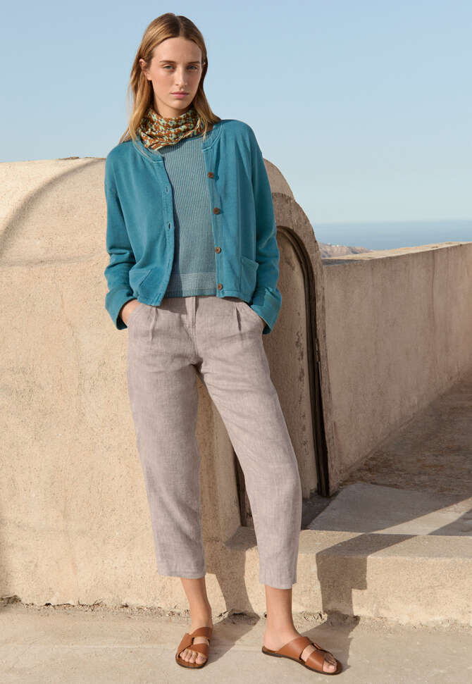 Jersey jacket, Dark turquoise, completeTheLook