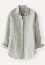 Textured weave overshirt, Pale sage, webstill