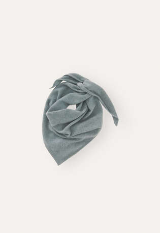Large triangular scarf, Lagoon, webstill