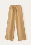 Relaxed wide-leg trousers, Ochre sand, webstill