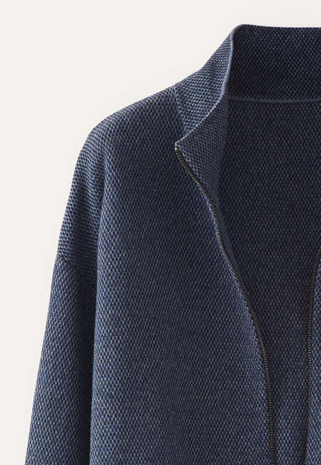 Zip-front jacket, Dark blue, completeTheLook