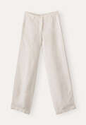 Wide-leg trousers, Ecru, webstill