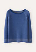 Two-toned rib sweater, Cobalt, webstill