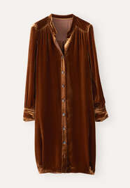 Velvet dress, Bronze, webstill
