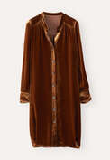 Velvet dress, Bronze, webstill