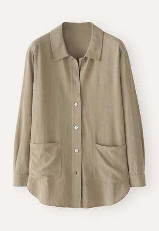 Overshirt, Dried sage, webstill