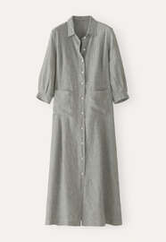 Button-front maxi-dress, Mint fern, webstill