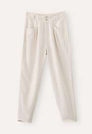 Tapered trousers, Ecru, webstill