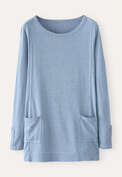 Striped tunic, Soft indigo, webstill