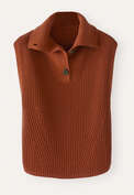 Sleeveless sweater, Copper, webstill
