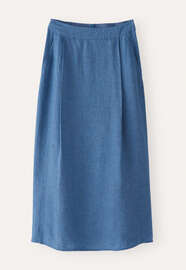 Panelled skirt, Indigo, webstill