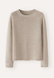 Long-sleeve sweater, Parchment, webstill
