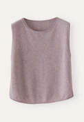Knitted sleeveless sweater, Lavender mauve, webstill