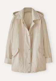 Coated jacket, Ecru, webstill