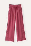 Relaxed wide-leg trousers, Soft fuchsia, webstill