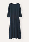 Jersey bias-cut dress, Dark teal, webstill