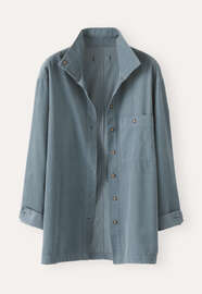 Cord shirt, Dark ocean, webstill