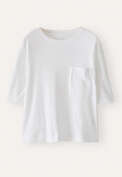 Pocket-detail T-shirt, White, webstill