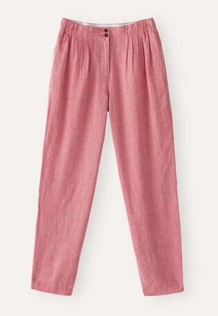 Tapered trousers, Red coral, webstill