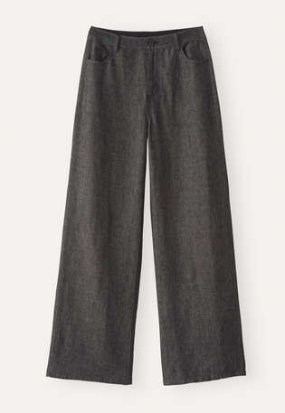 Wide & straight leg trousers, Monochrome, webstill