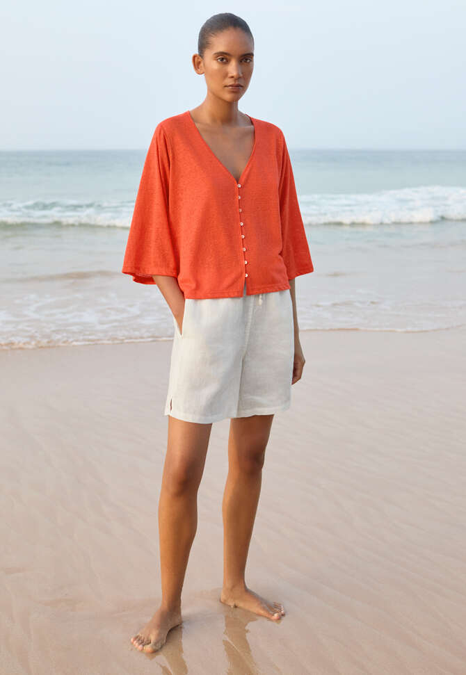 Pull-on shorts, White, completeTheLook