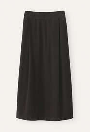 Pleat-front skirt, Cocoa, webstill
