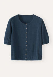 Button-through sweater, Dark petrol, webstill