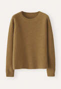 Ribbed crew-neck sweater, Tundra, webstill