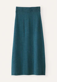 Knitted skirt, Petrol, webstill