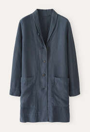 Long jacket, Dark petrol, webstill