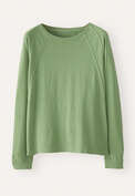 Panelled jersey top, Apple, webstill