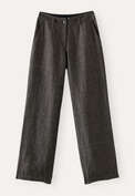 Wide-leg trousers, Black fawn, webstill