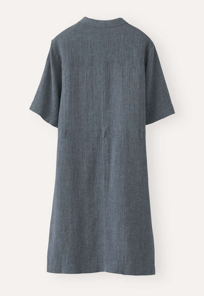 Button-through shift dress, Dark petrol, completeTheLook