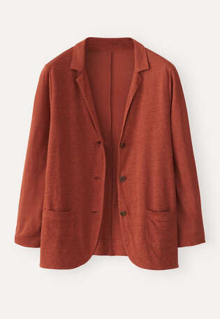 Jersey blazer, Chilli orange, webstill